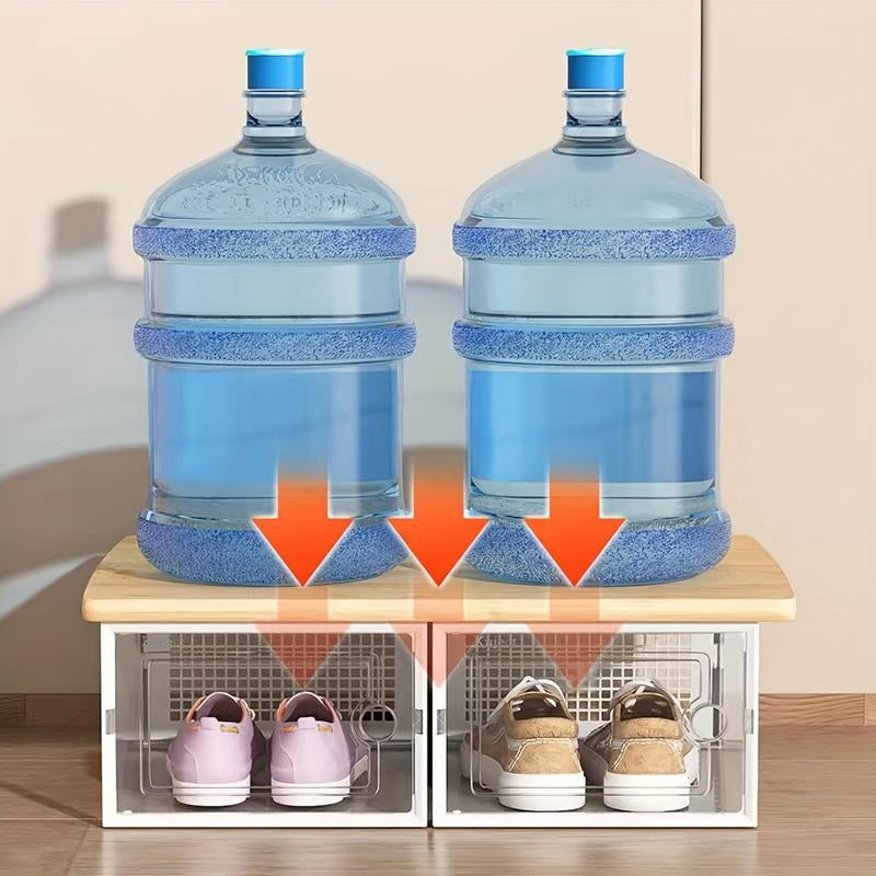 12 Pack Transparent Plastic Sports Shoe Box